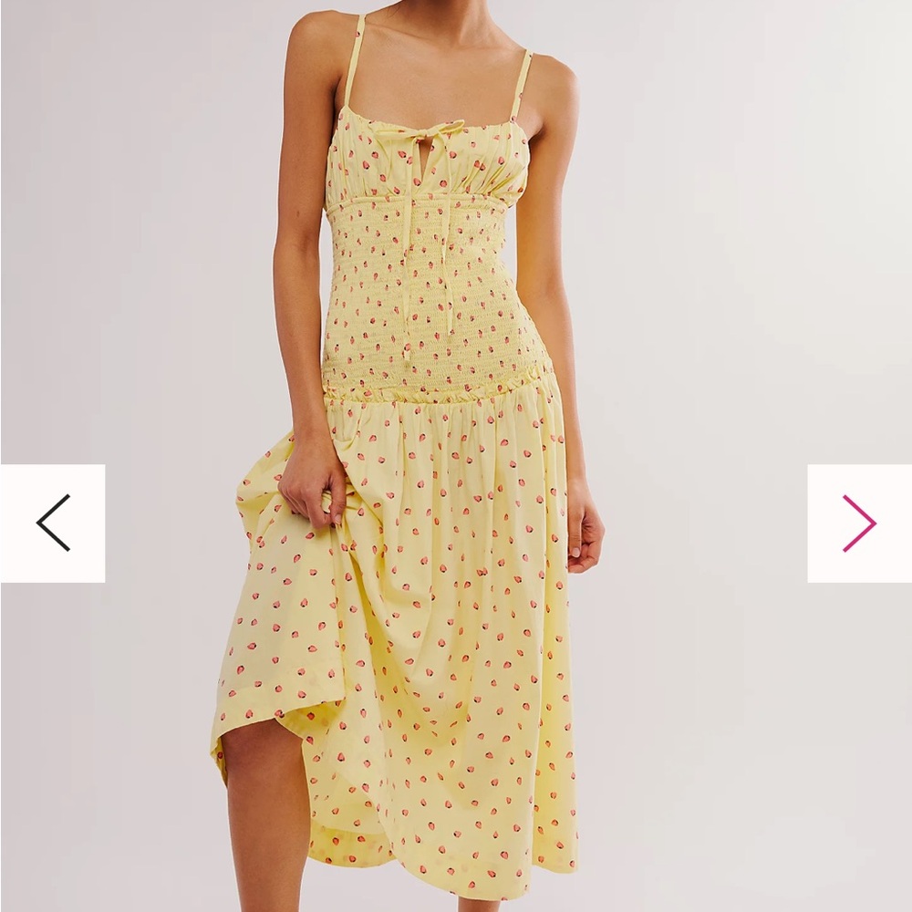 Free People yellow dress - Picture 3 of 4